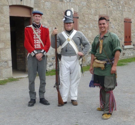 Re-enactor staff at Fort Erie answered my many questions while I poked around the fort